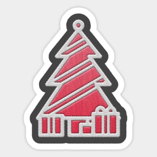 Cute Christmas Tree Sticker